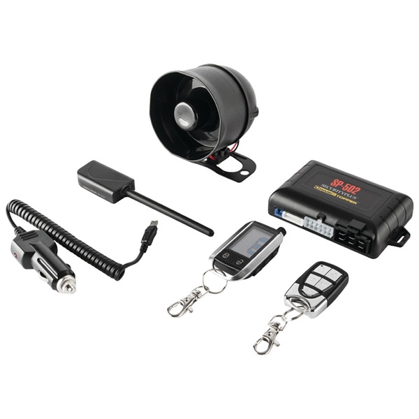 Crimestopper Universal Deluxe 2-Way LCD Security and Remote-Start Combo SP-502
